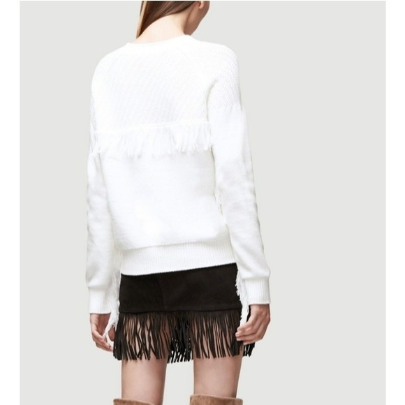 🍒NWOT🍒 FRAME FRINGE SWEATER - Picture 6 of 10